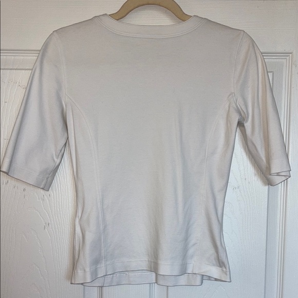 FOR LITTLE BIG C 📦 MOVING SALE! Rebecca Taylor BLACK Fit Short Sleeve Re… - Picture 7 of 8